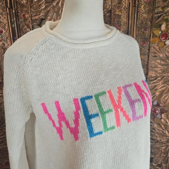 Lilly Pulitzer Danette Weekend Sweater Womens Size XS White - Picture 3 of 13